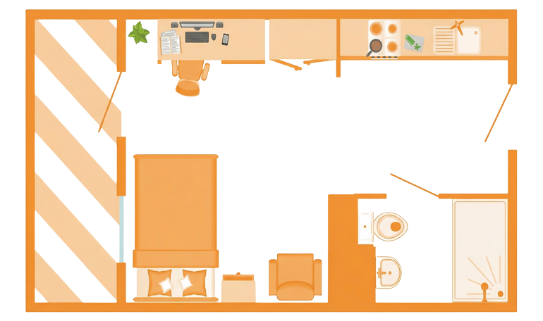 Briggate Studios Leeds classic studio terrace